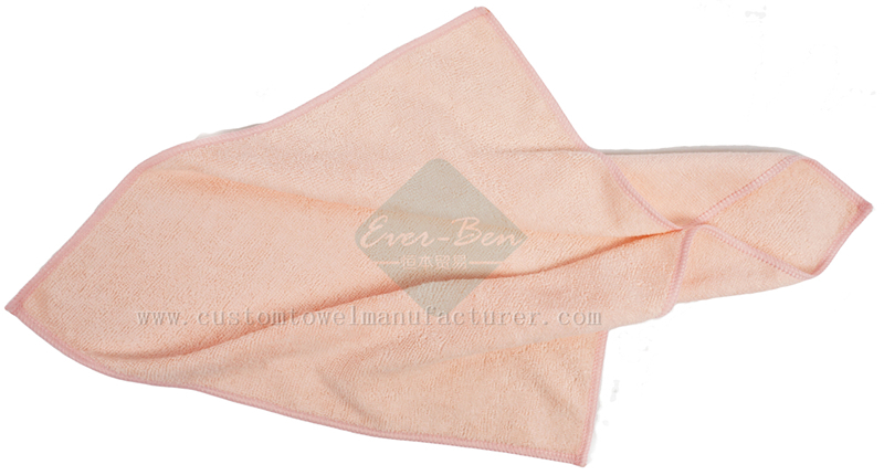 China Bulk Custom blue window cleaning cloths wholesale Pink Cleaning Towels Supplier
